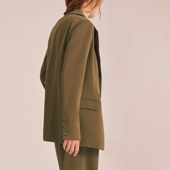 NWT Favorite Daughter Suits You Blazer Small Olive - Picture 4 of 5